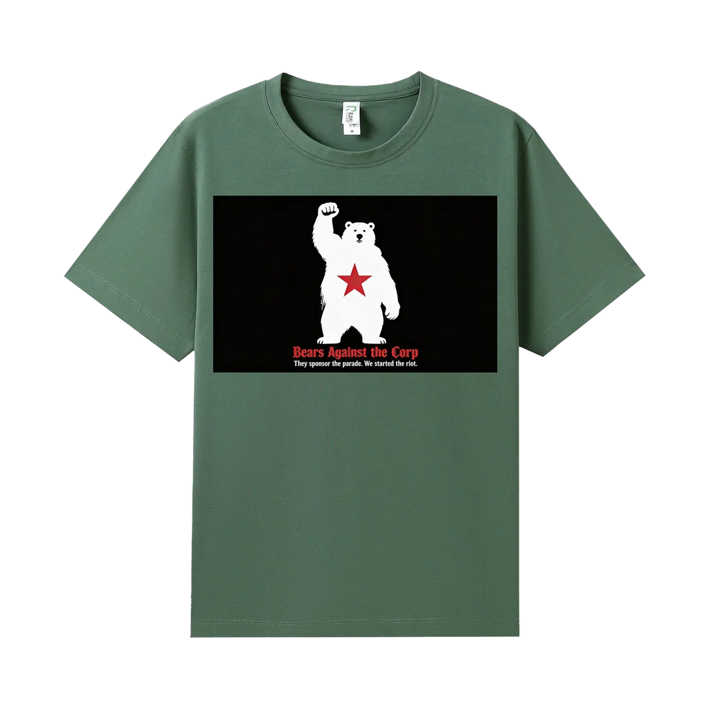 Army Green  front flat lay