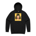 Black front flat lay