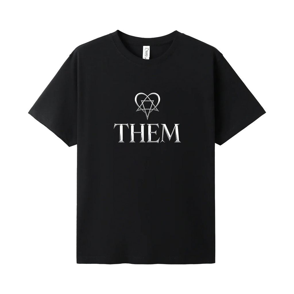 Black front flat lay