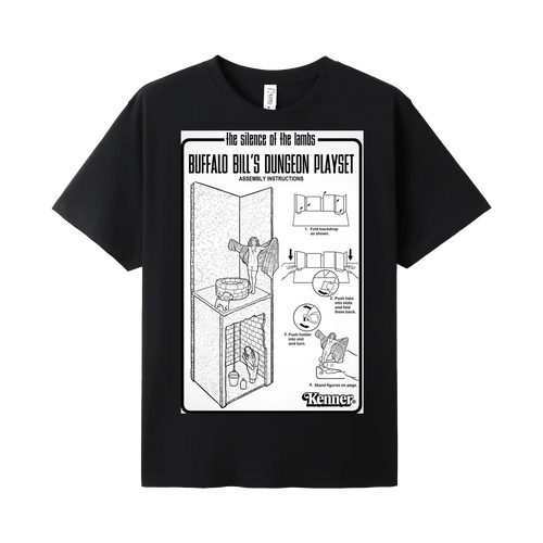 Black front flat lay