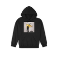 Black front flat lay