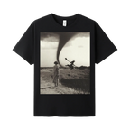 Black front flat lay