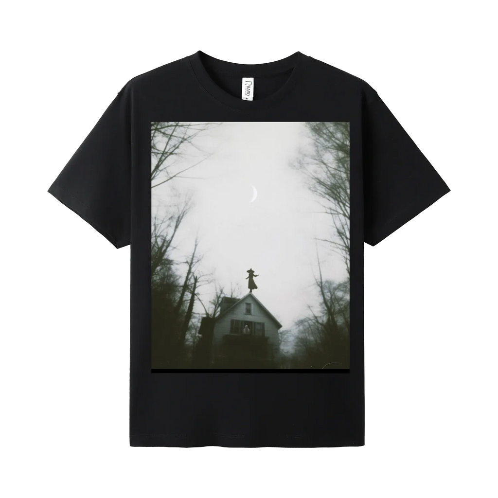 Black front flat lay