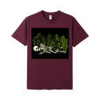 Maroon front flat lay