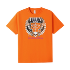 Orange front flat lay