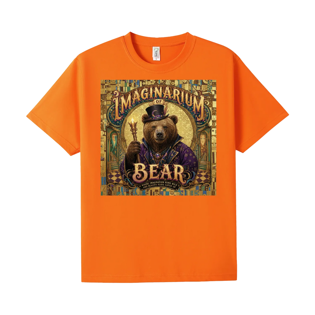 Orange front flat lay