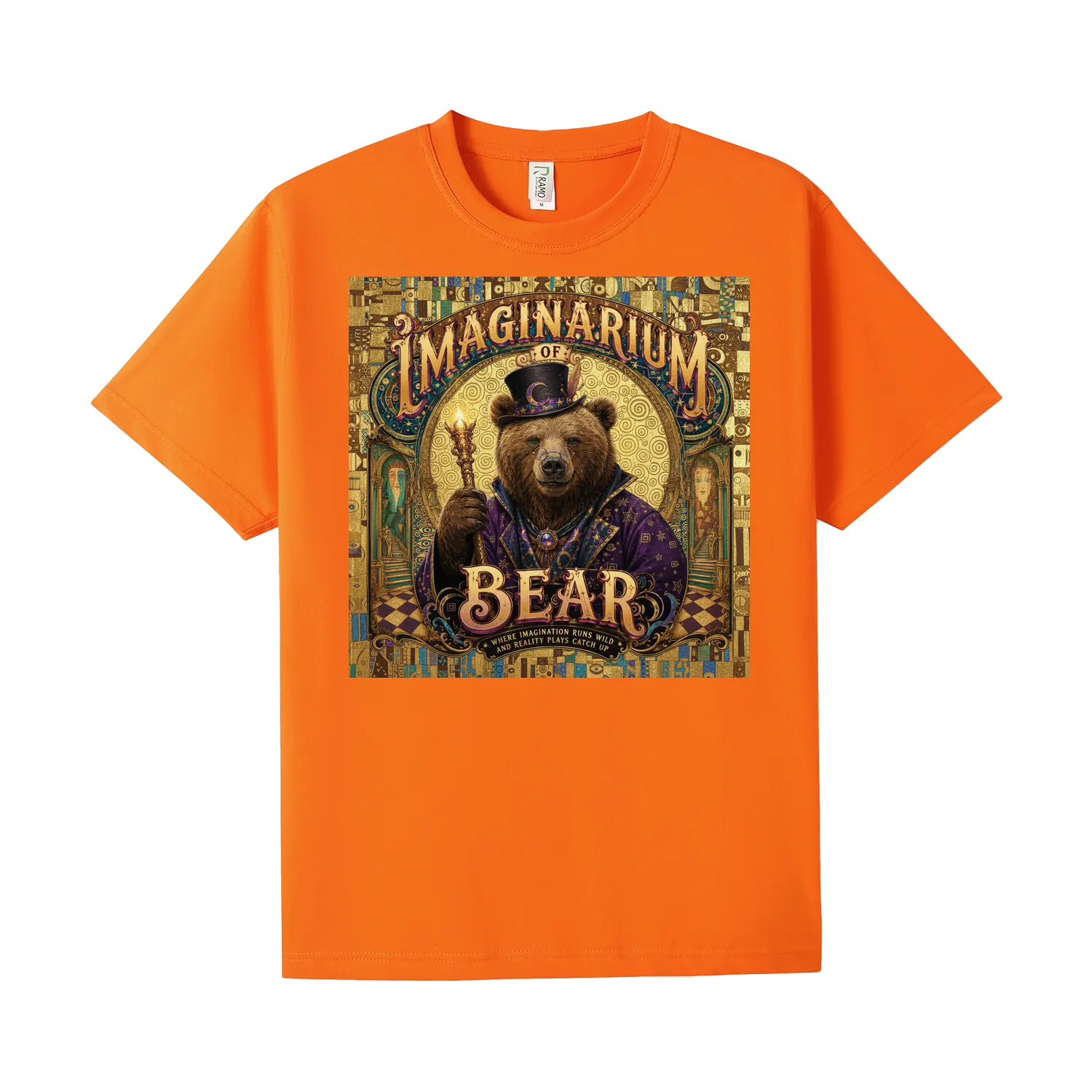 Orange front flat lay