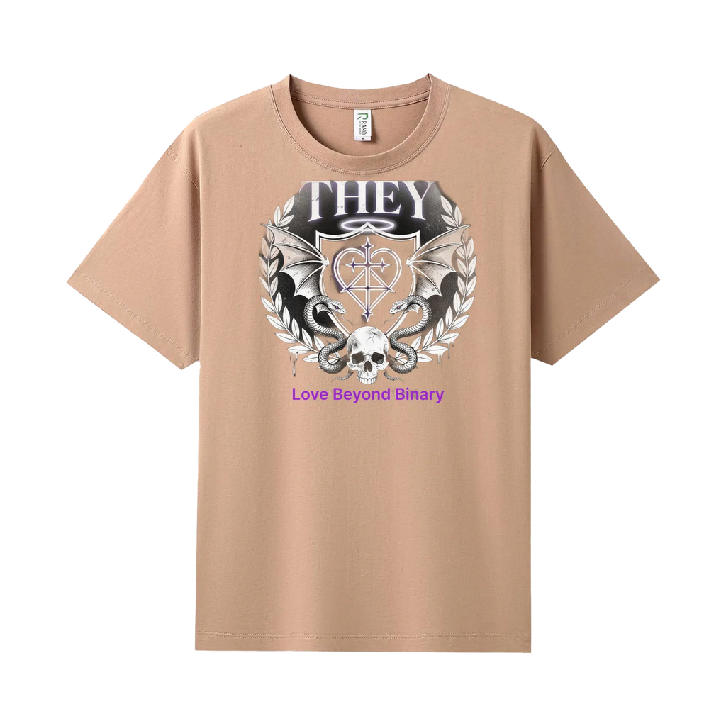 Peach front flat lay