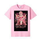 Pink front flat lay