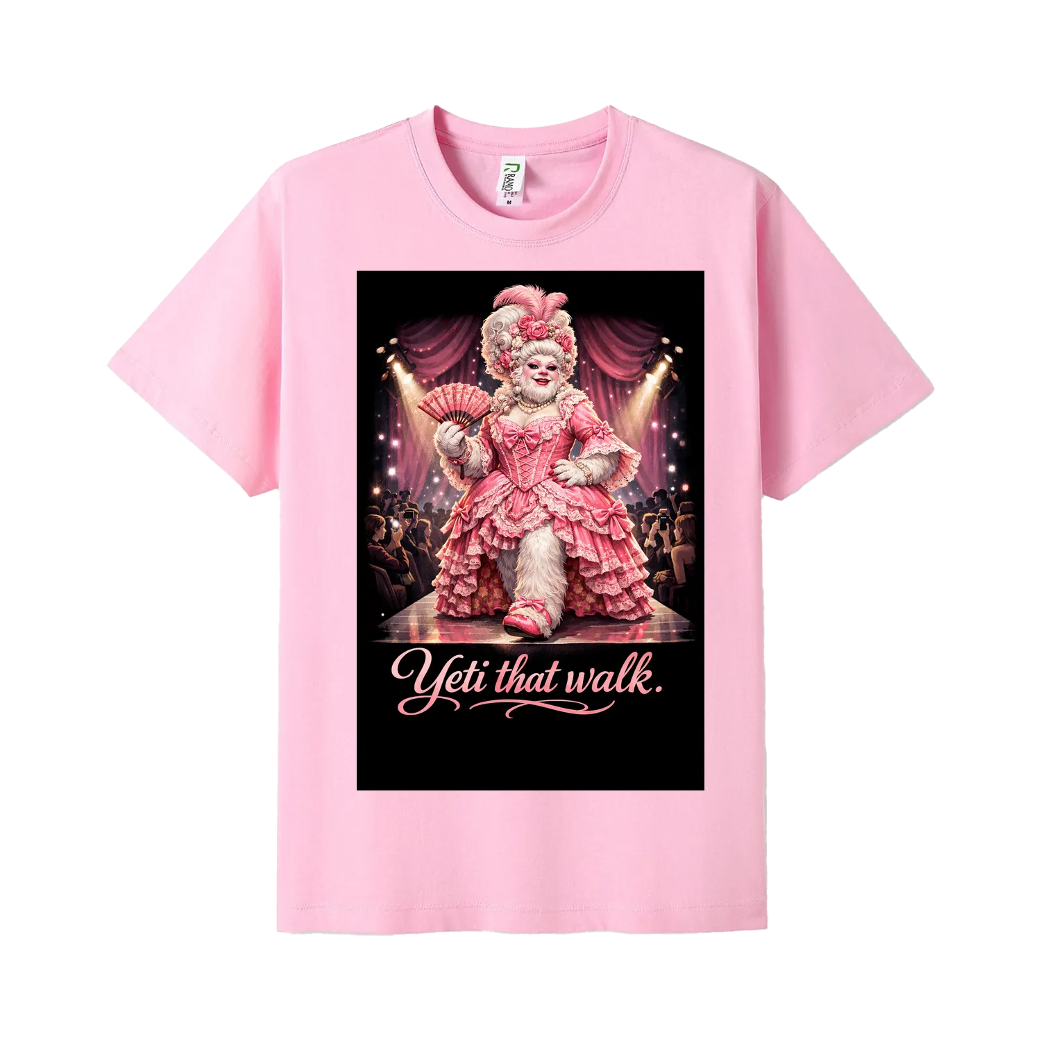 Pink front flat lay