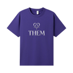 Purple front flat lay
