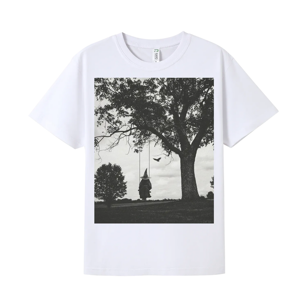 White front flat lay