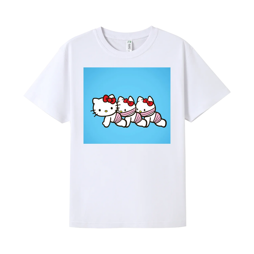 White front flat lay