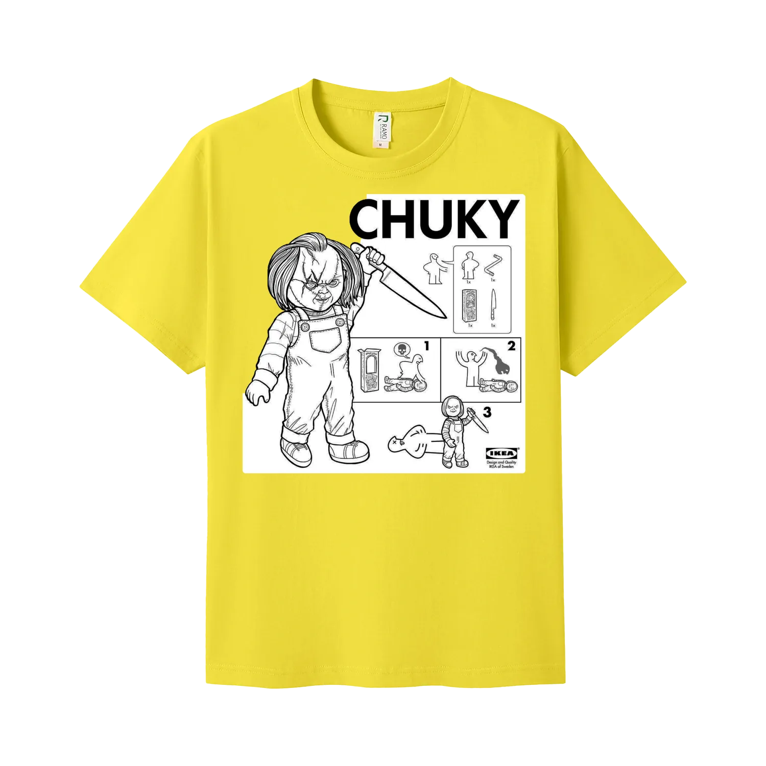 Yellow front flat lay